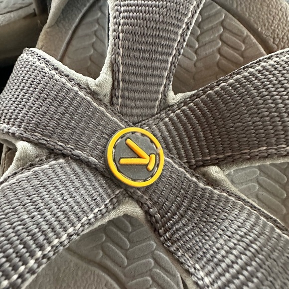 KEEN Gray Sandals with Yellow Detail - Picture 6 of 7